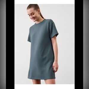 NWT Athleta Ribbed Teal shirt Dress